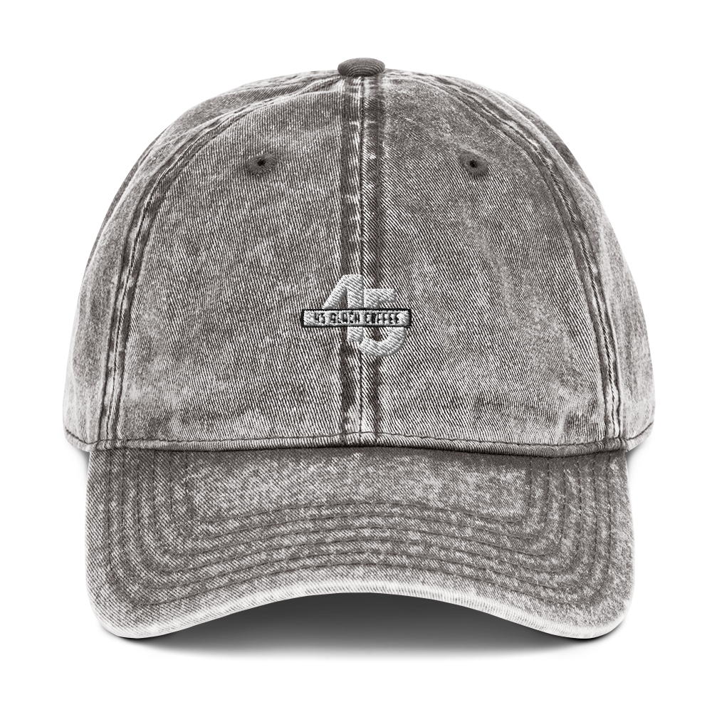 45 Black Coffee Vintage Cotton Twill Cap