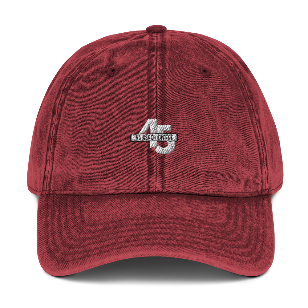 45 Black Coffee Vintage Cotton Twill Cap