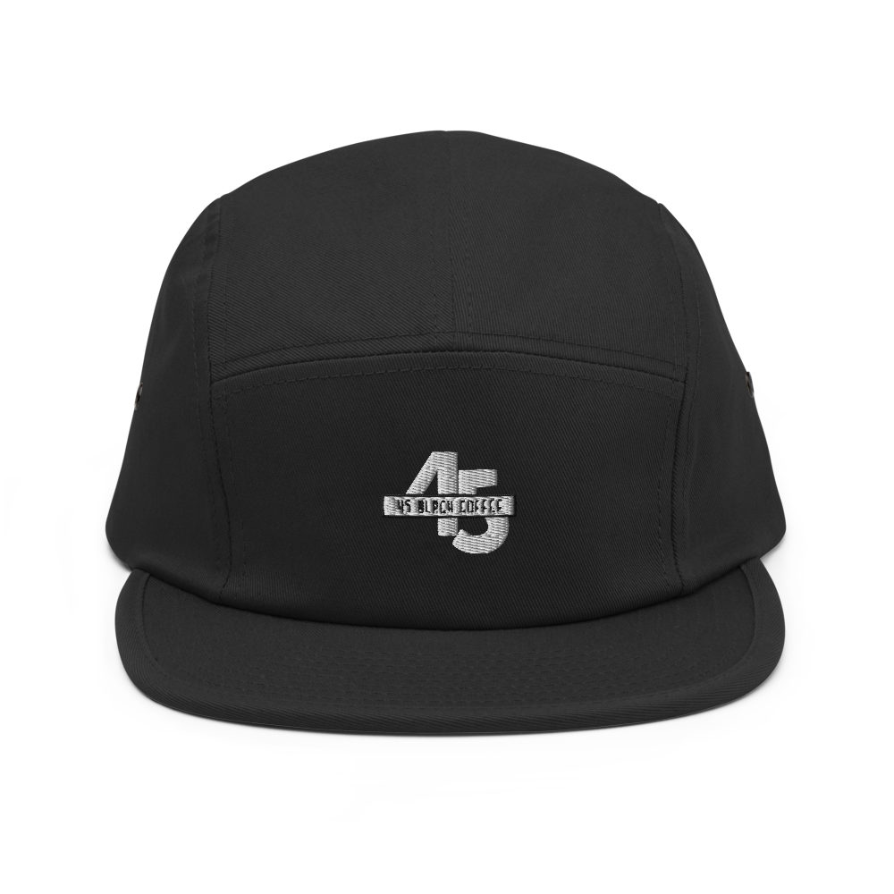 45 Black Coffee Five Panel Cap