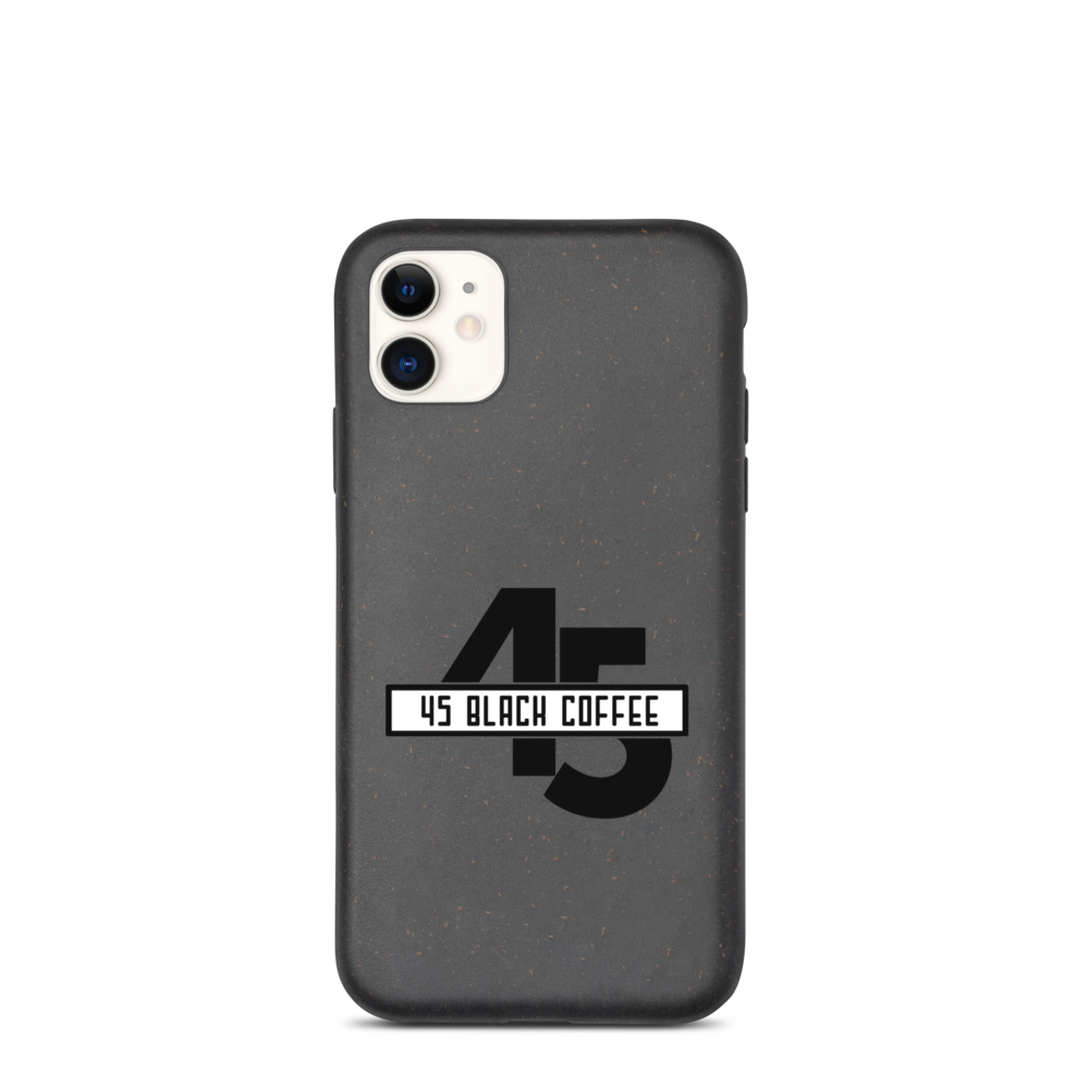 45 Black Coffee Biodegradable Phone Case