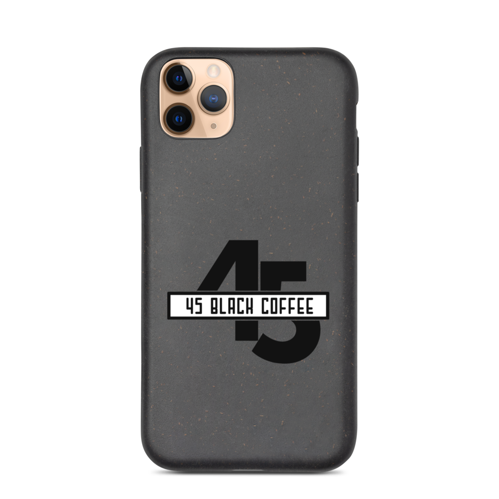 45 Black Coffee Biodegradable Phone Case