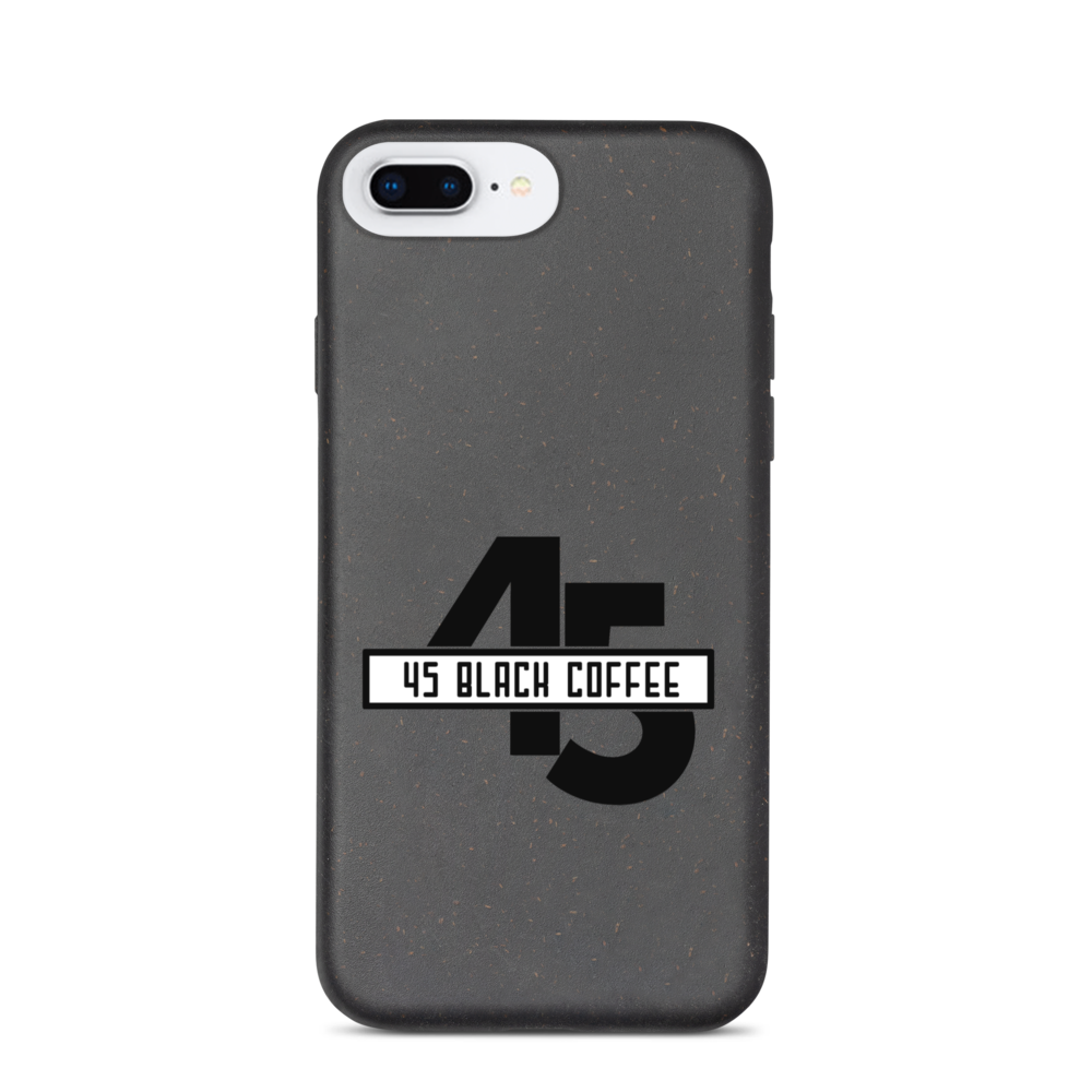 45 Black Coffee Biodegradable Phone Case