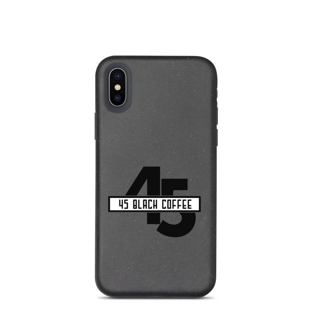 45 Black Coffee Biodegradable Phone Case