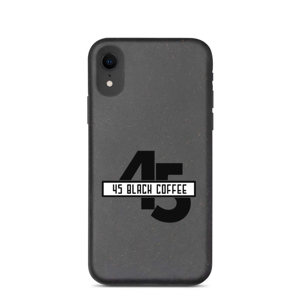 45 Black Coffee Biodegradable Phone Case