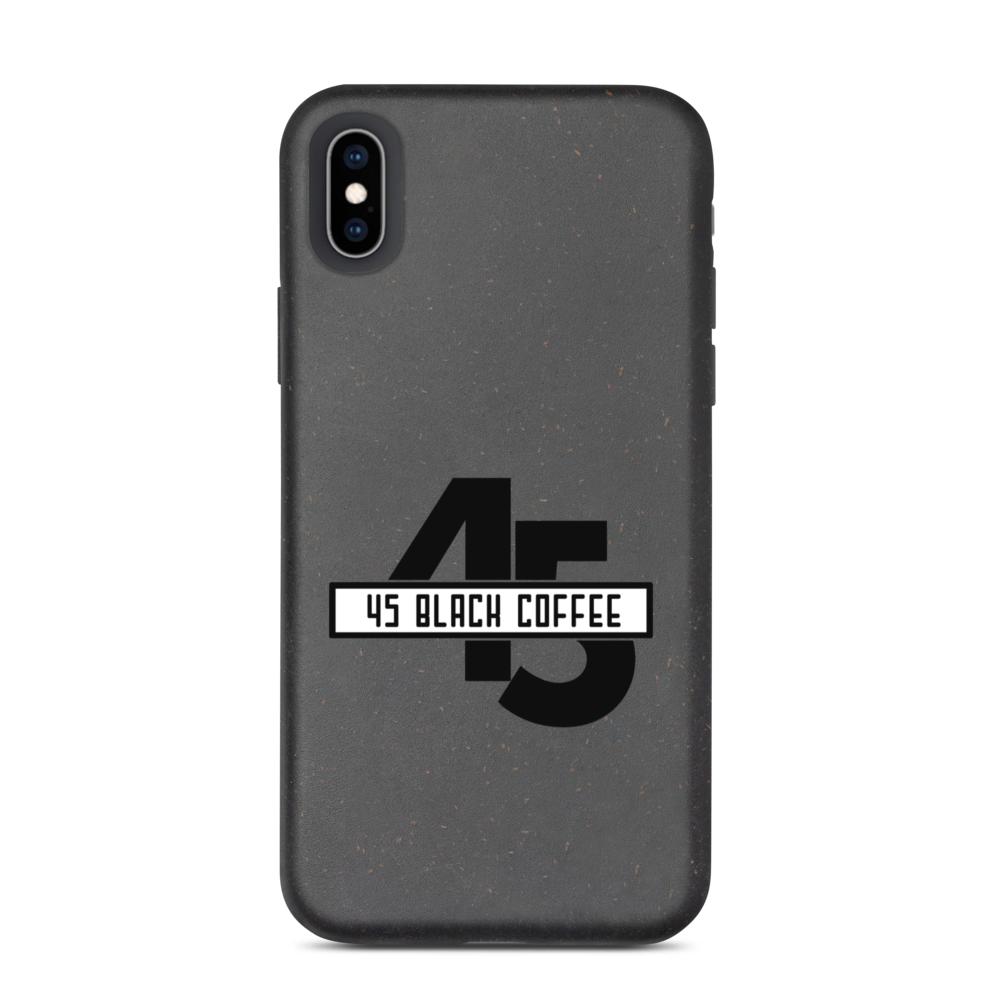 45 Black Coffee Biodegradable Phone Case