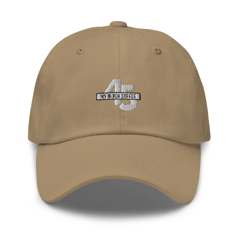 45 Black Coffee Dad Hat