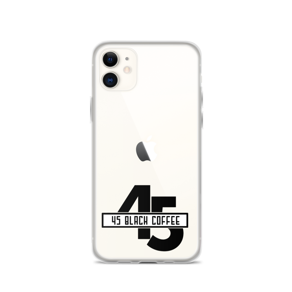 45 Black Coffee iPhone Case