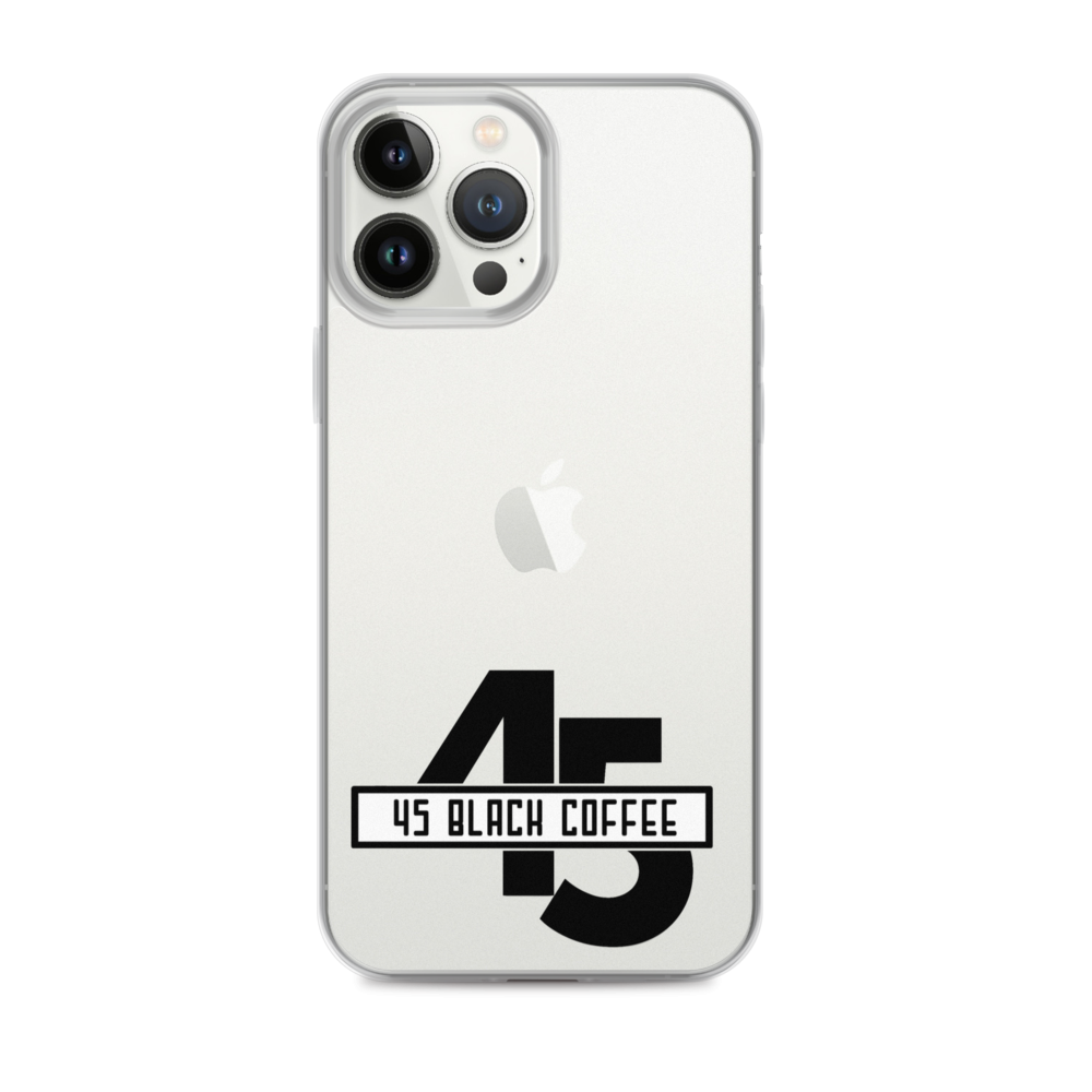 45 Black Coffee iPhone Case