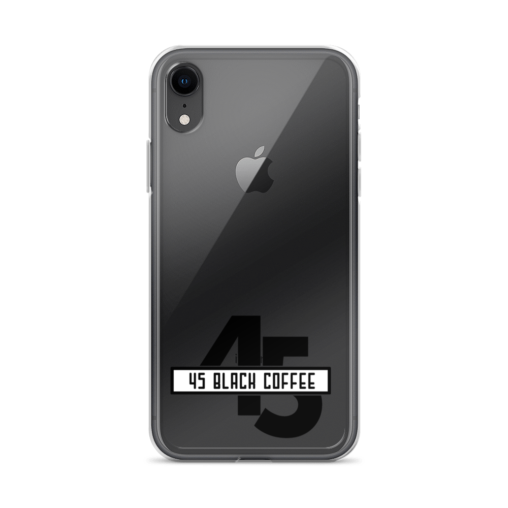 45 Black Coffee iPhone Case