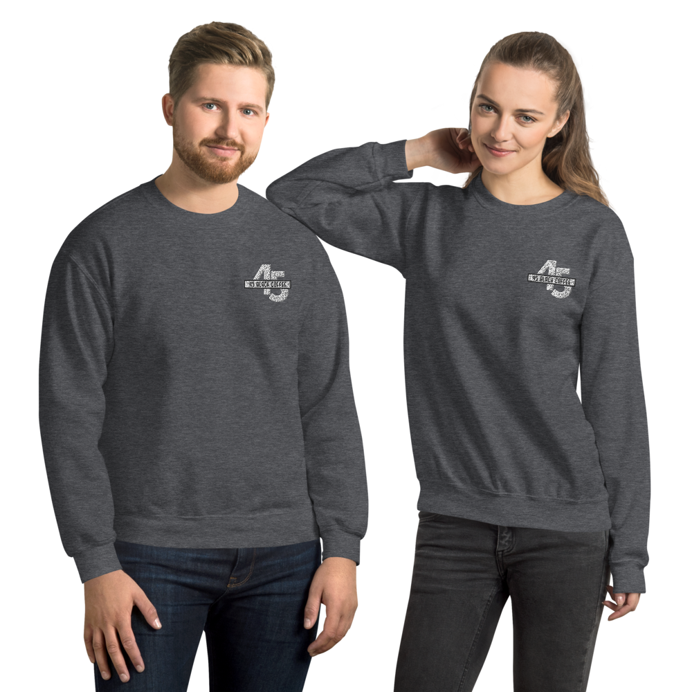 45 Black Coffee Embroidered Unisex Sweatshirt